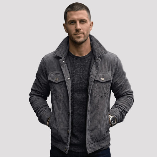 Men's Corduroy Jacket-Rilvana