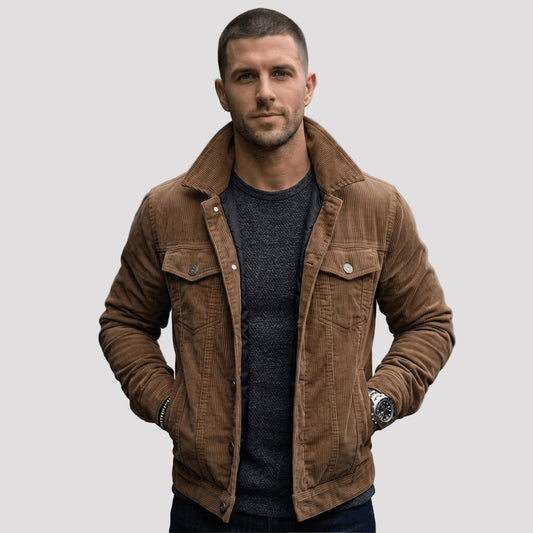Men's Corduroy Jacket-Rilvana