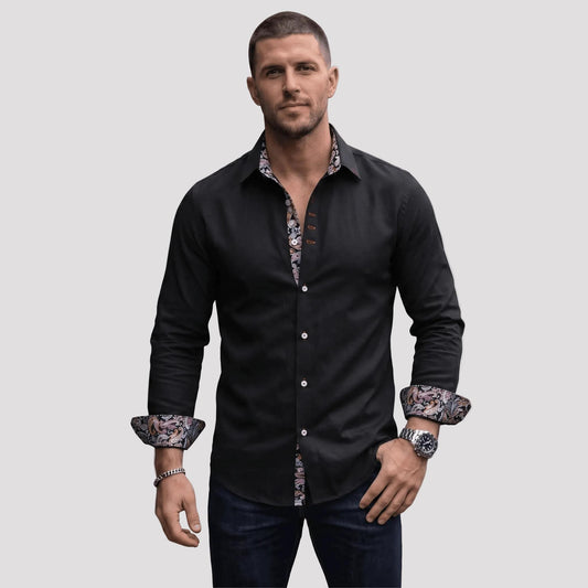 Men's Long Sleeve Shirt-Rilvana