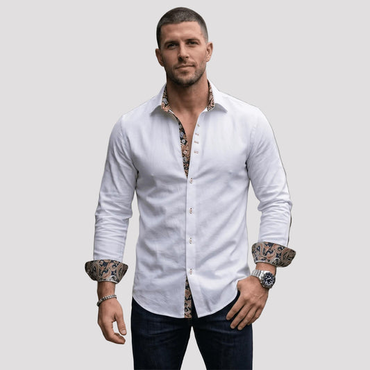 Men's Long Sleeve Shirt-Rilvana