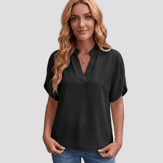 Women's Lightweight Polyester Woven Blouse-Rilvana