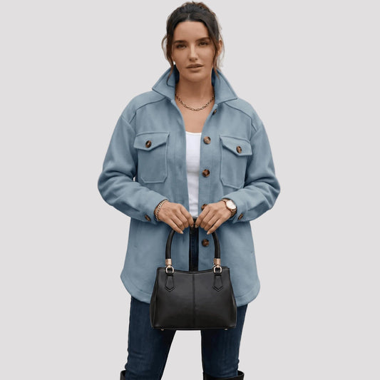 Women's Polyester Blend Jacket-Rilvana