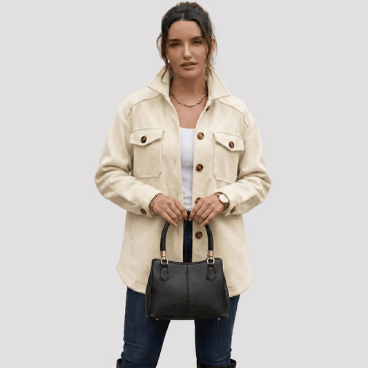 Women's Polyester Blend Jacket-Rilvana