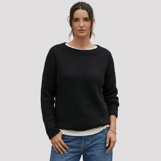 Women's Relaxed Acrylic Sweater-Rilvana